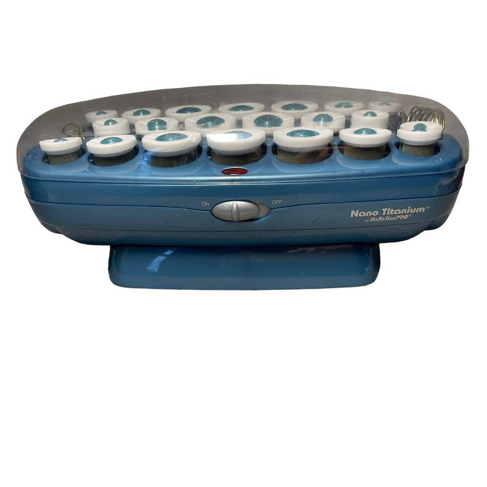 BaBylissPRO Nano Titanium Roller Hairsetter Set of 12 BABNTCHV15 TESTED